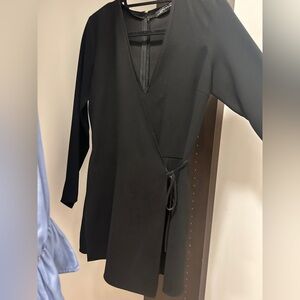 Zara Black Wrap Skort